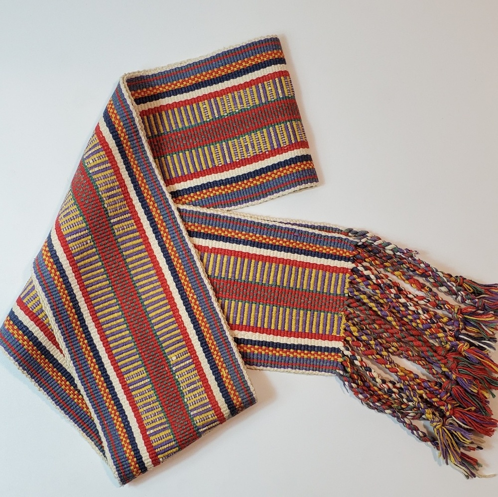 Multi Color Scarf Braided